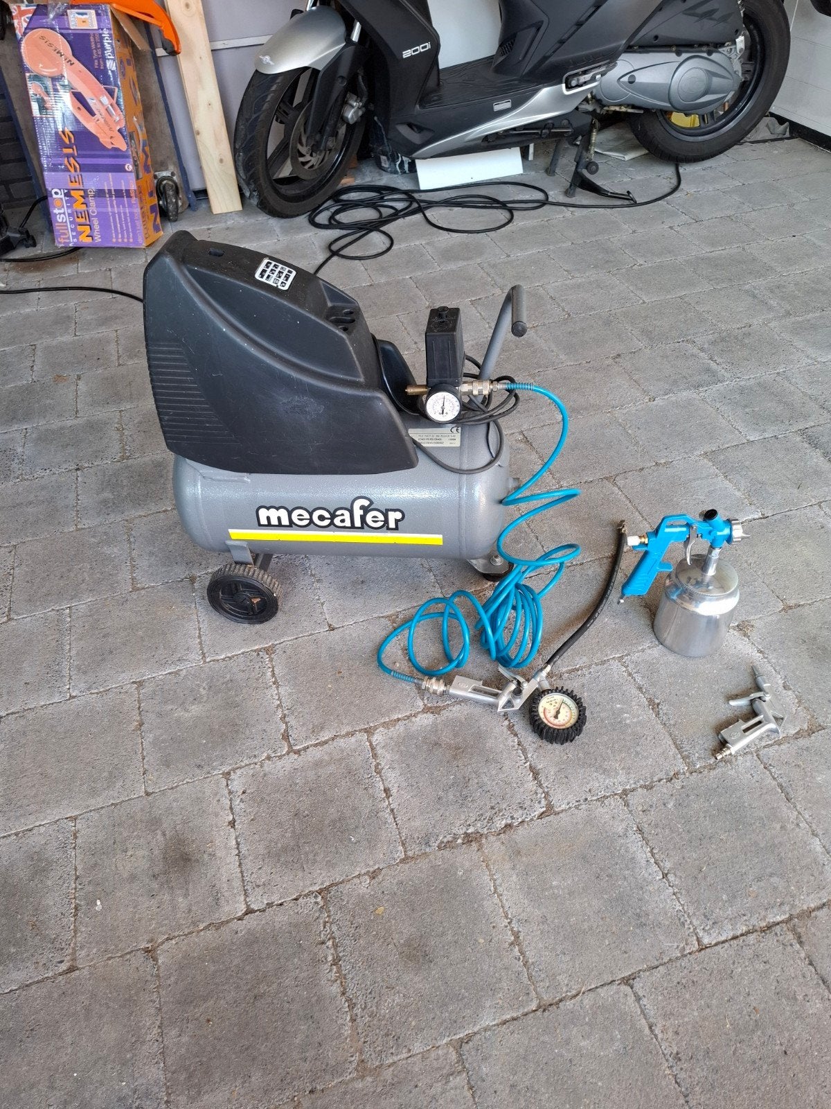 compressor mecafer kompleet., Ophalen