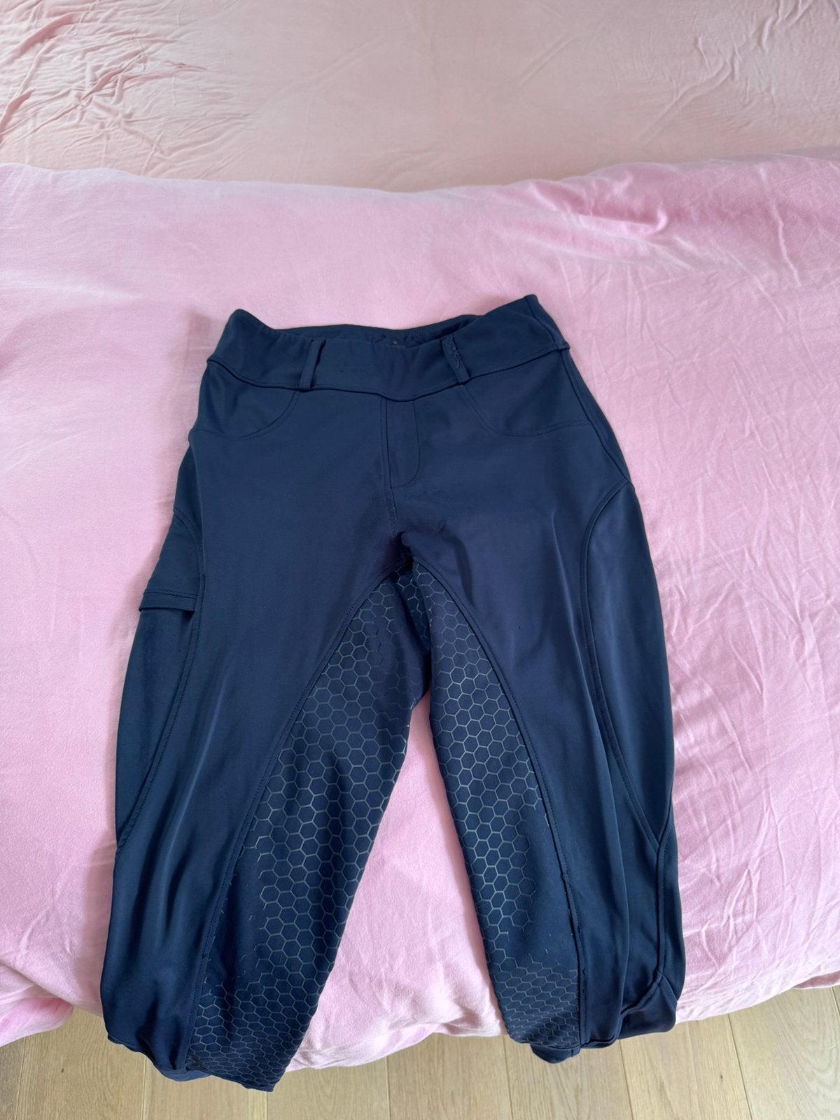 Rijbroek maat m blauw, Ophalen of Verzenden, Zo goed als nieuw, Maat 38/40 (M), Blauw