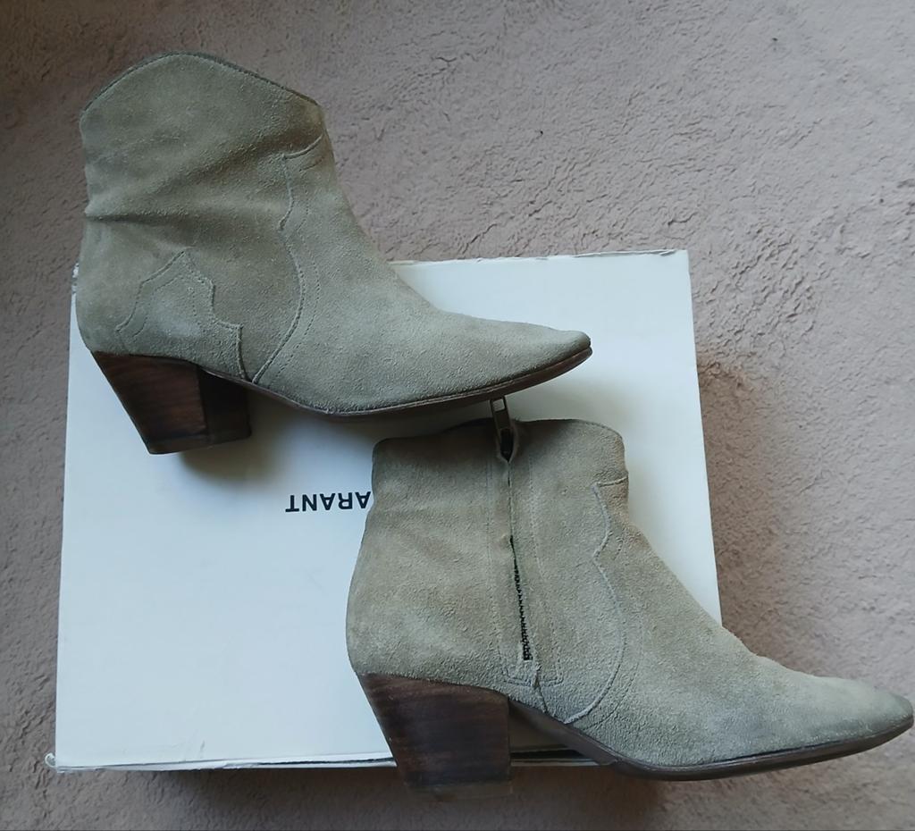 Isabel Marant 36 ans, Beige, Boots et Botinnes, Porté, Envoi