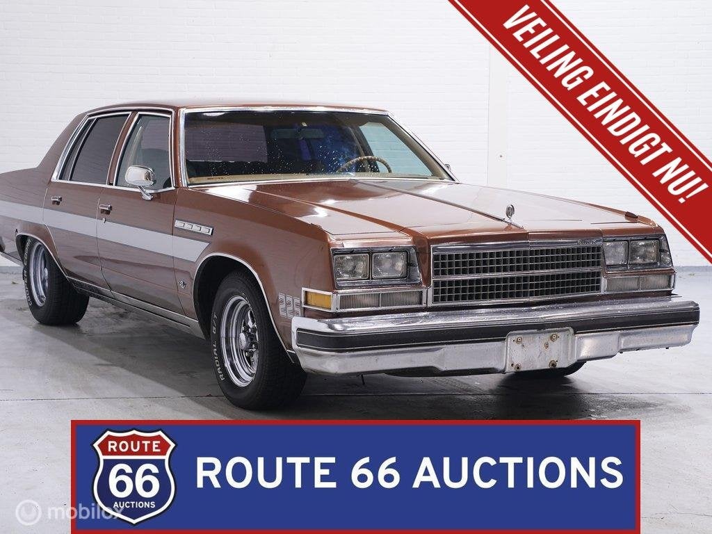 Buick Electra | 1978 | Route 66 Auctions, Auto's, Zwart, Bedrijf, Handgeschakeld, Buick