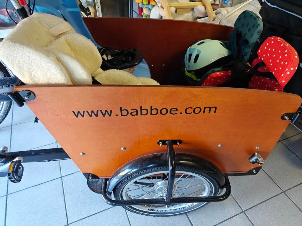BABBOE BIG E- bakfiets electrisch nieuw, Fietsen en Brommers, Fietsen | Bakfietsen, Ophalen