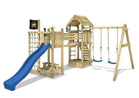 Speeltuig Wickey - schommel - glijbaan- klimrek, Kinderen en Baby's, Speelgoed | Buiten | Speeltoestellen, Ophalen, Gebruikt, Schommel