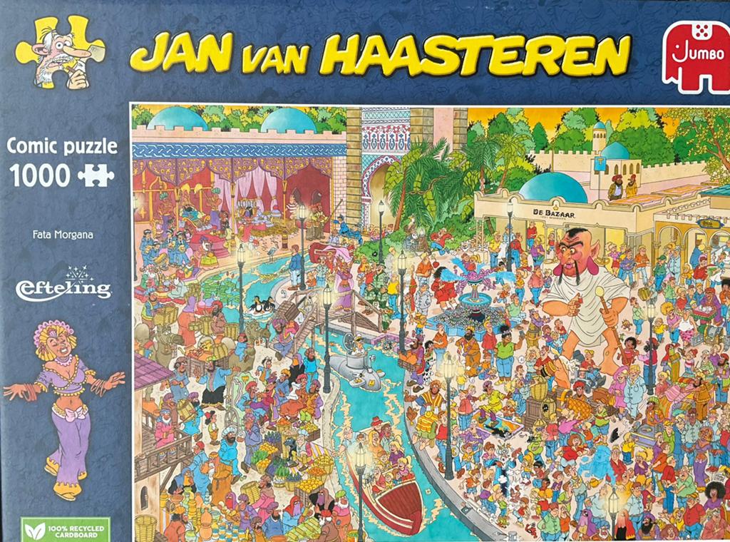 Jan Van Haasteren- Fata Morgana - 1000 stuks, Hobby & Loisirs créatifs, Sport cérébral & Puzzles, Enlèvement, 500 à 1500 pièces