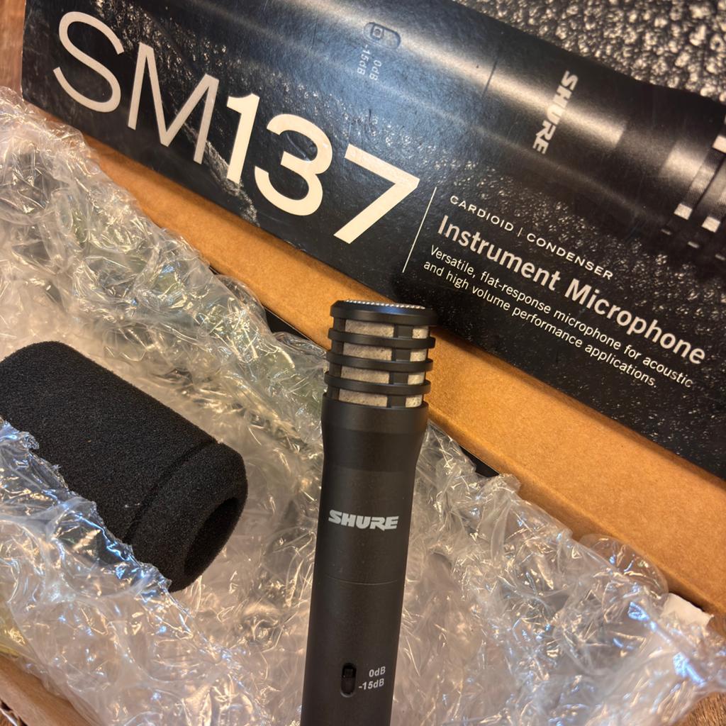 Shure sm137, Muziek en Instrumenten, Microfoons, Ophalen, Zo goed als nieuw