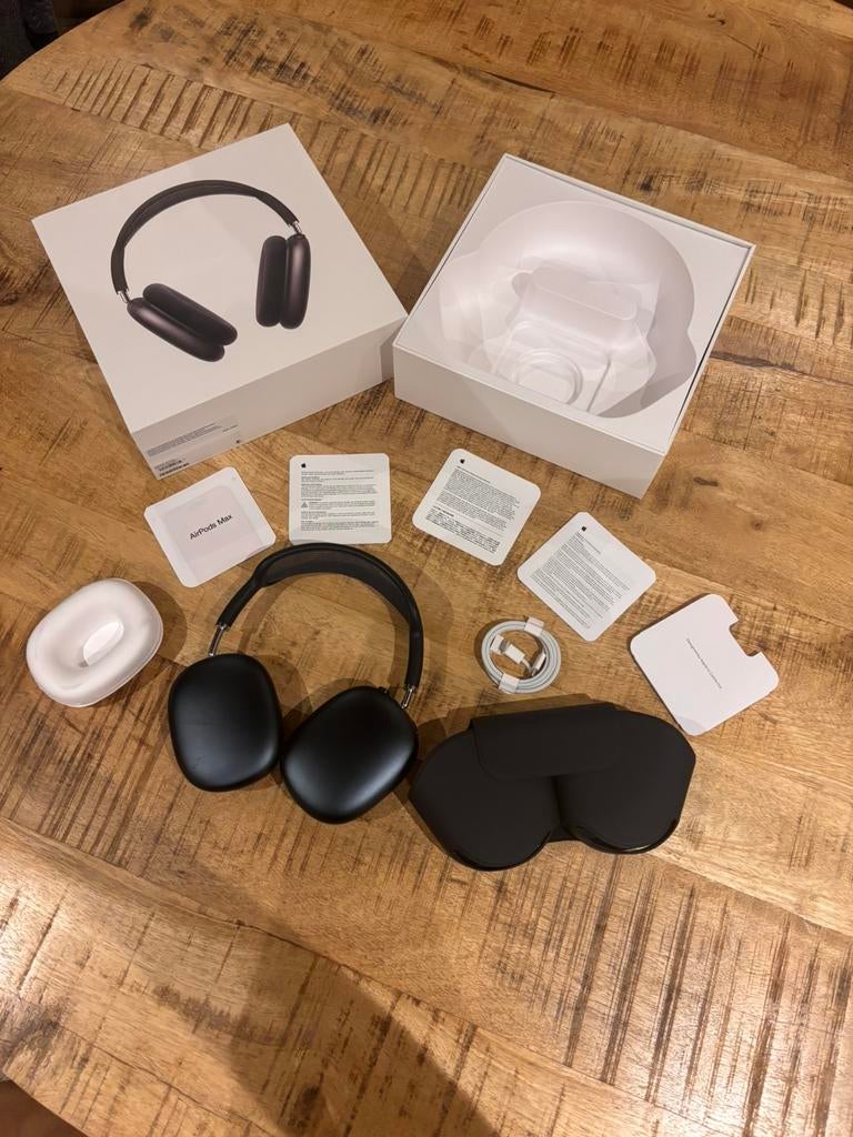 Airpods max midnight NIEUW, Audio, Tv en Foto, Hoofdtelefoons, Ophalen, Zo goed als nieuw