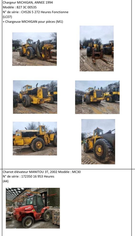 Dumper manitou chargeuse, mini pelle, Ophalen of Verzenden