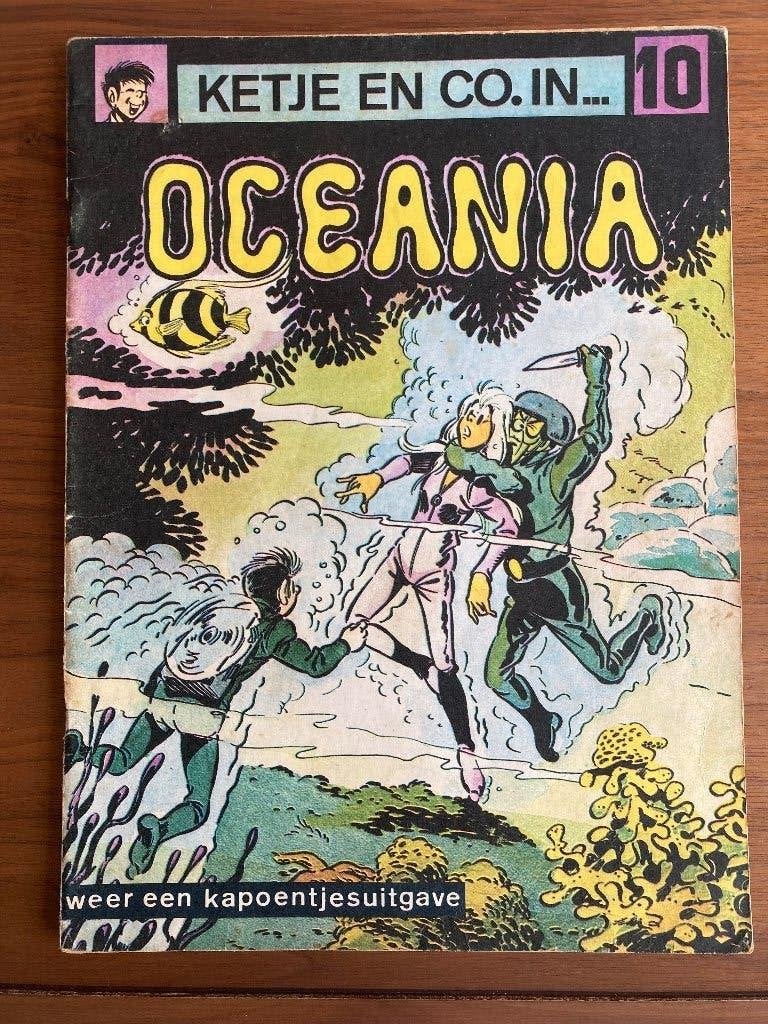 Ketje en co in - Oceania (nr. 10), Boeken, Eén stripboek, Ophalen of Verzenden, Hurey