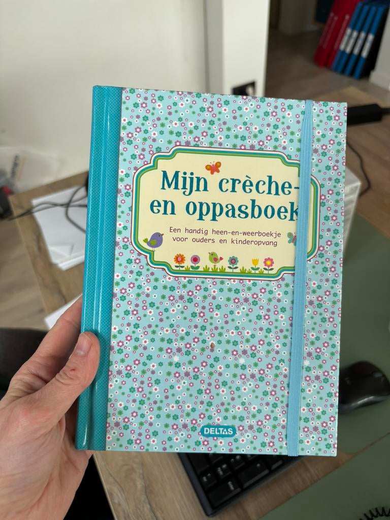 Mijn crèche- en oppasboek (blauw), Enlèvement, Neuf