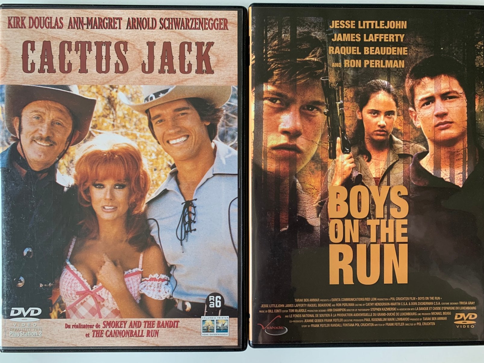 2 DVD = 1 € aventure - western, Ophalen, Zo goed als nieuw, Engels, Nederlands