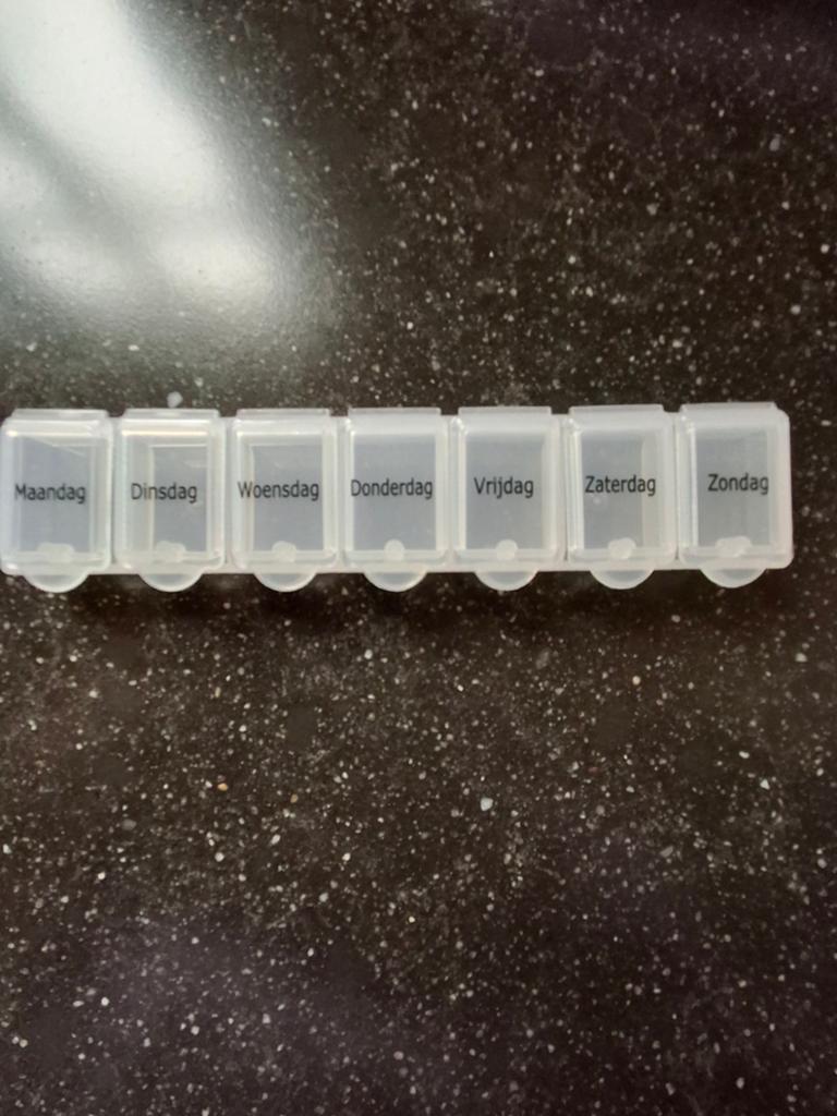 Pillendoosje plastic, Diversen, Ophalen