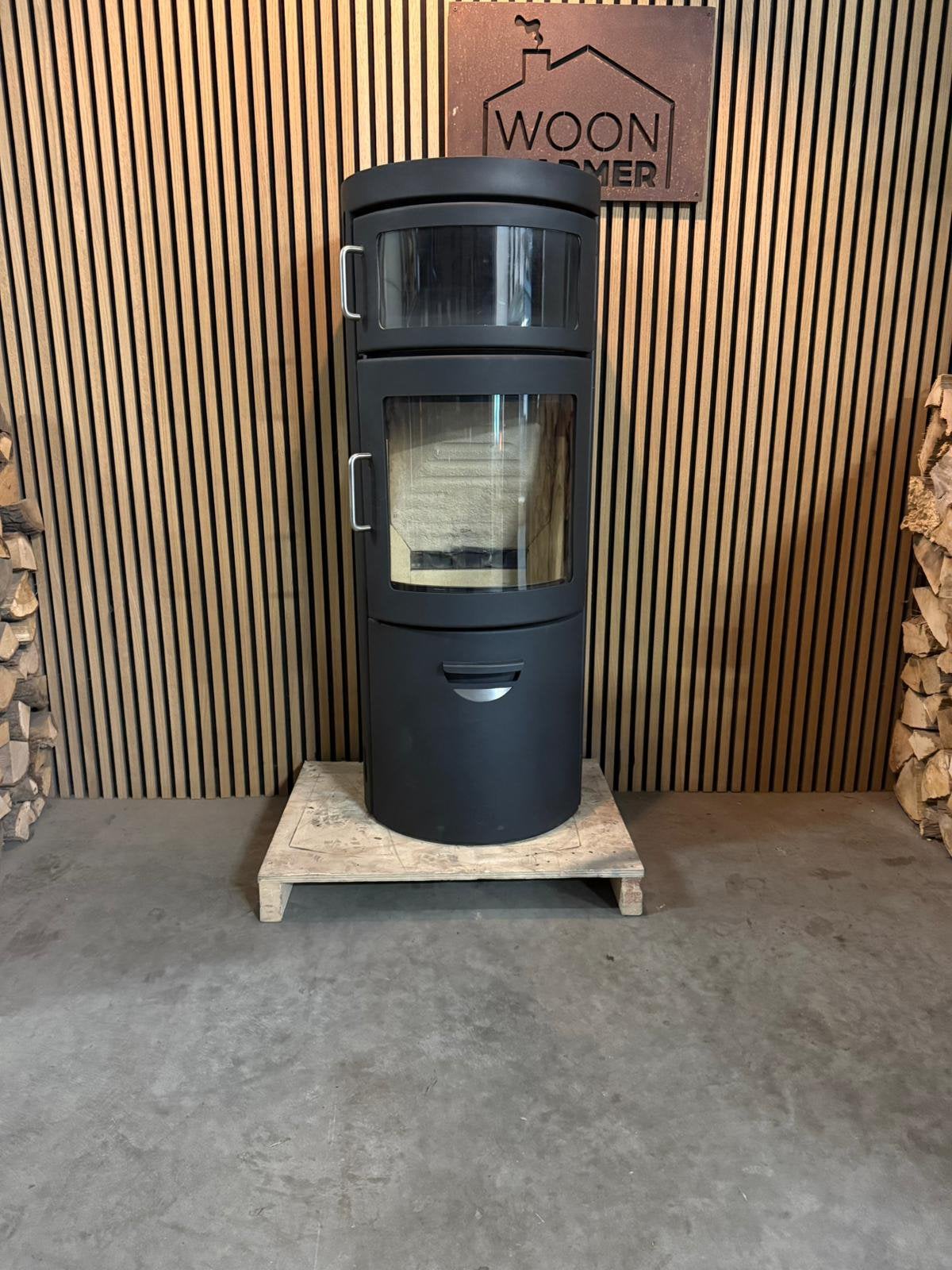 26003 Houtkachel abc pejs 8kw, Ophalen, Zo goed als nieuw, Hout, Houtkachel