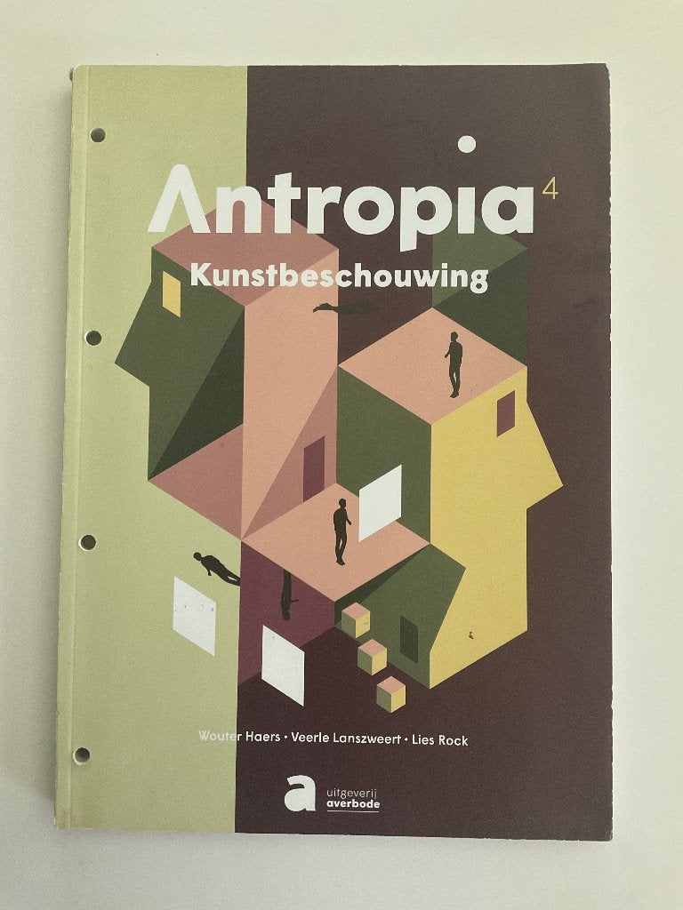 Antropia 4 Kunstbeschouwing HW Leerwerkboek, NIEUW!, Boeken, Schoolboeken, Ophalen of Verzenden, Nieuw