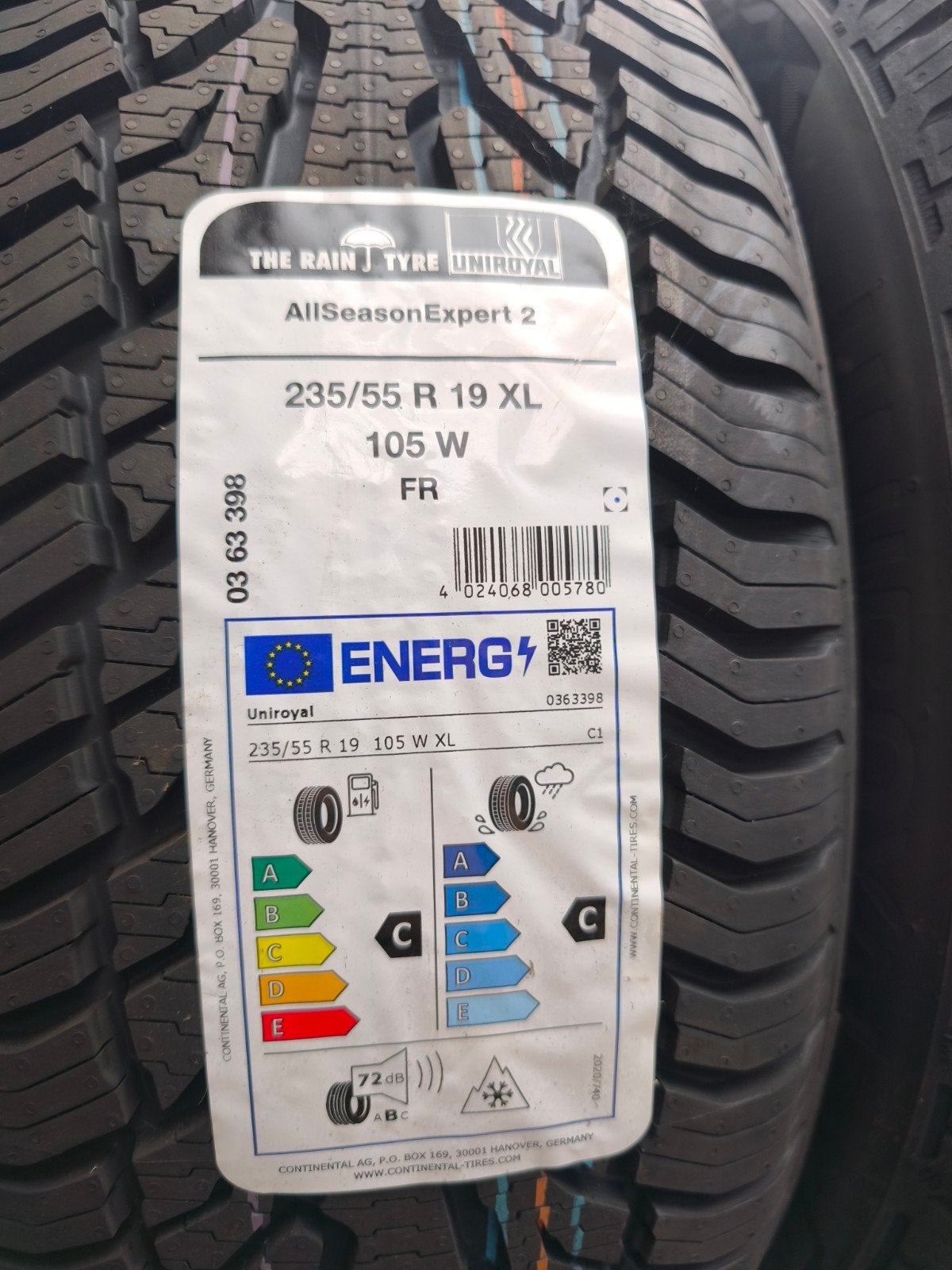 235/55R19 109W allseason banden, Neuf, 4 Saisons, Véhicule de tourisme, Pneu(s)