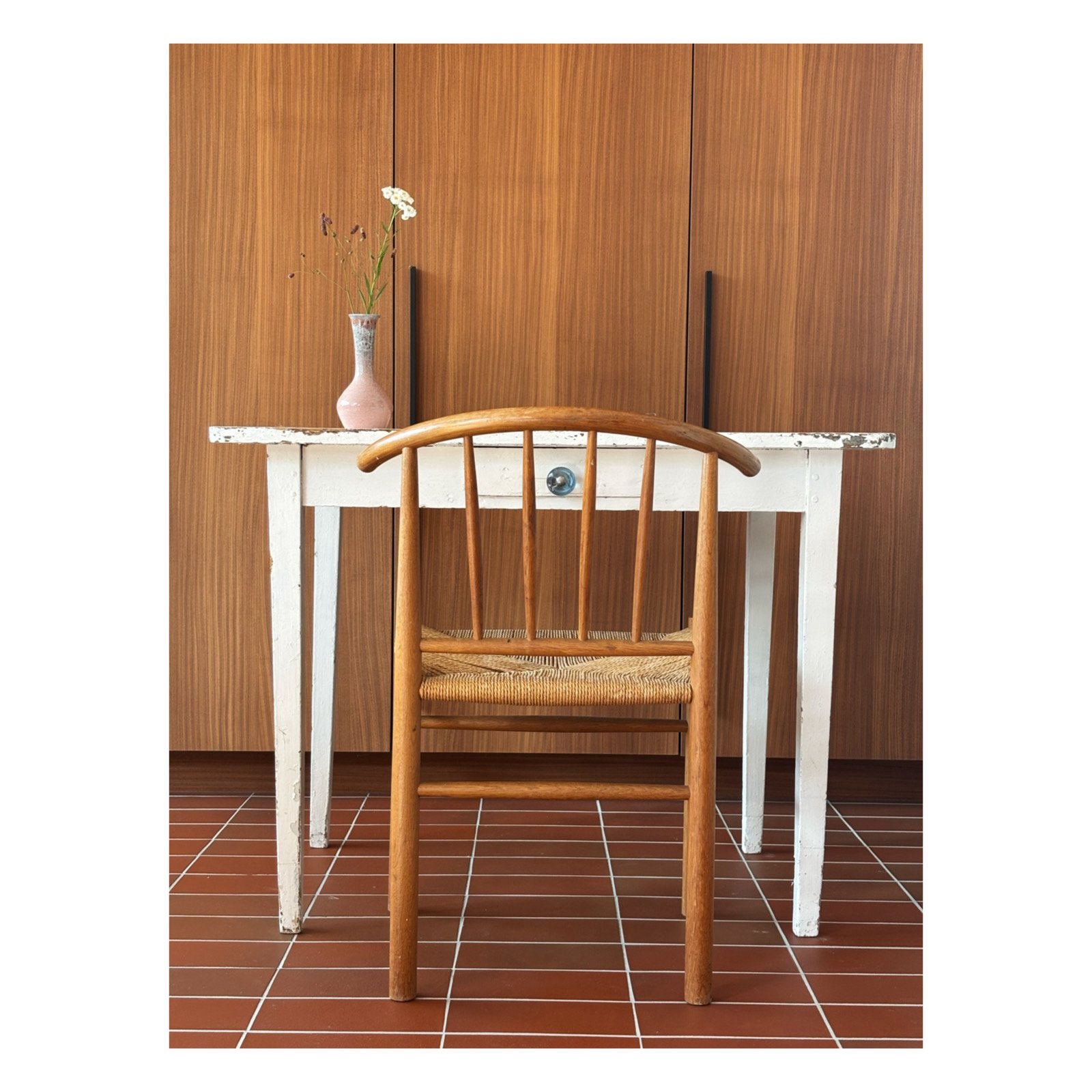 Frans, Vintage, Brocante Tafel of Bureau, Antiek en Kunst, Ophalen of Verzenden