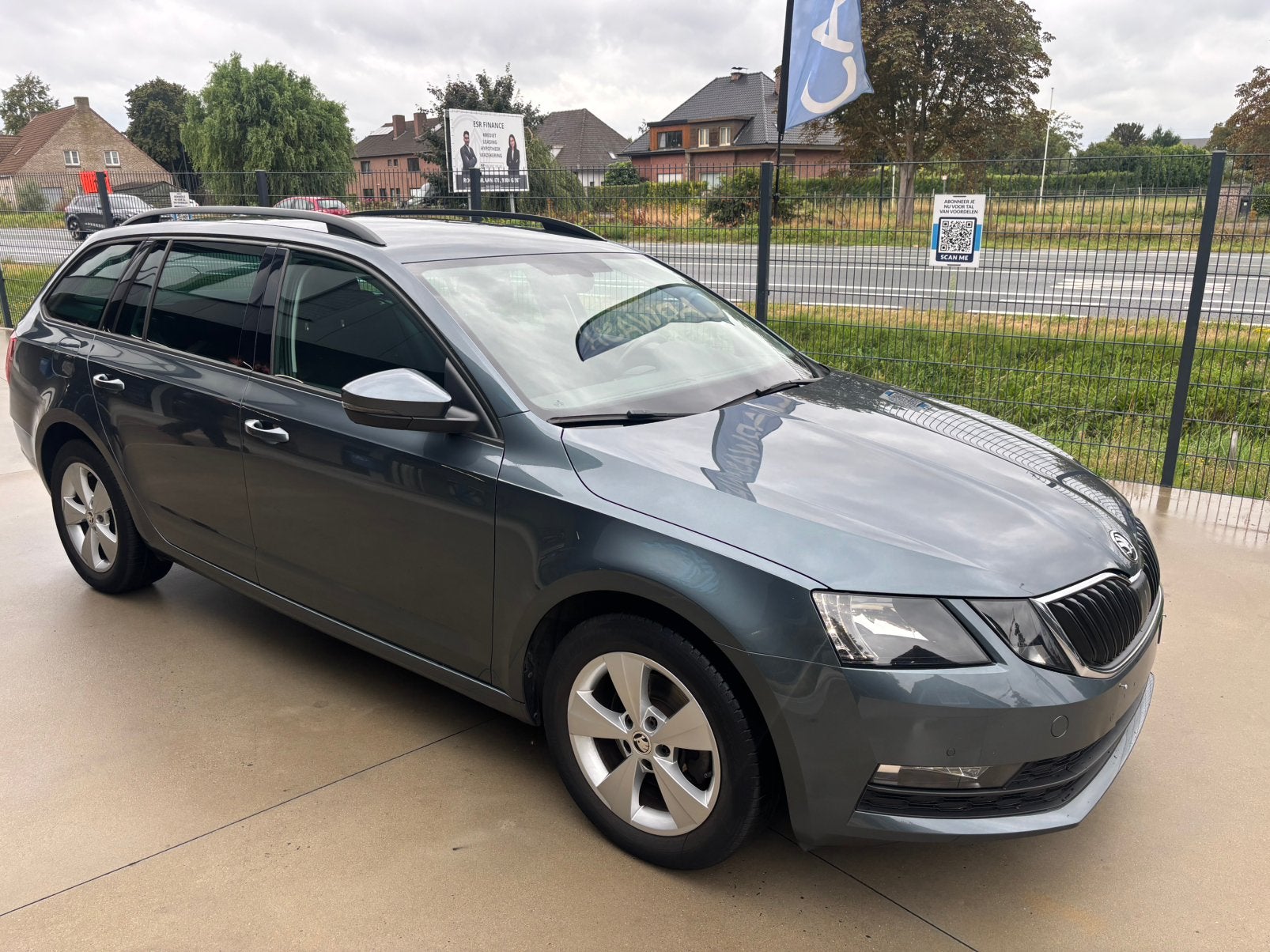 Skoda octavia break 1.0 tsi 115 pk bj 2019 met 115000 km, Autos, Argent ou Gris, Achat, Euro 6, Entreprise
