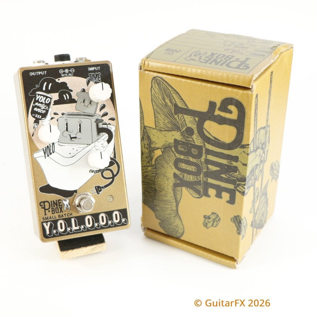 Pine-Box Custom Effects Y.O.L.O.O.O. Overdrive, Enlèvement ou Envoi, Utilisé, Volume