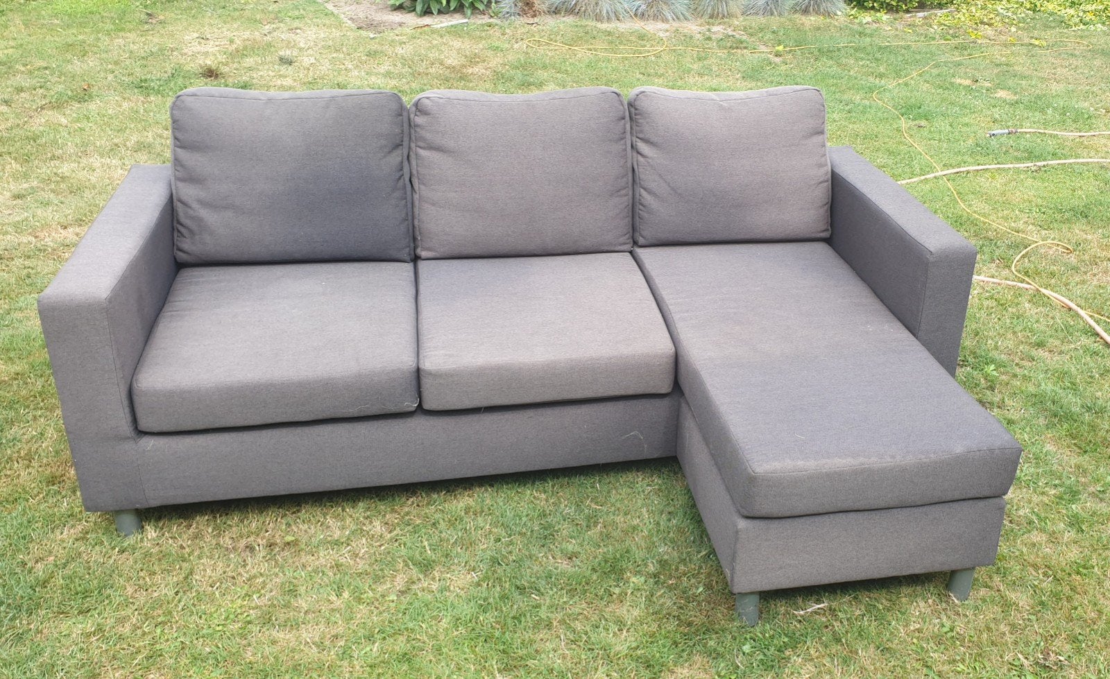 Zetel, Huis en Inrichting, Ophalen, Gebruikt, 125 tot 150 cm, Hoekbank