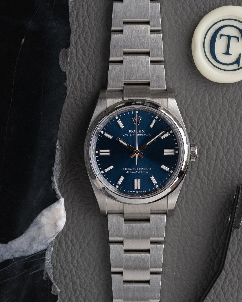 Rolex Oyster Perpetual 36, Staal, Gebruikt, Polshorloge, Ophalen of Verzenden