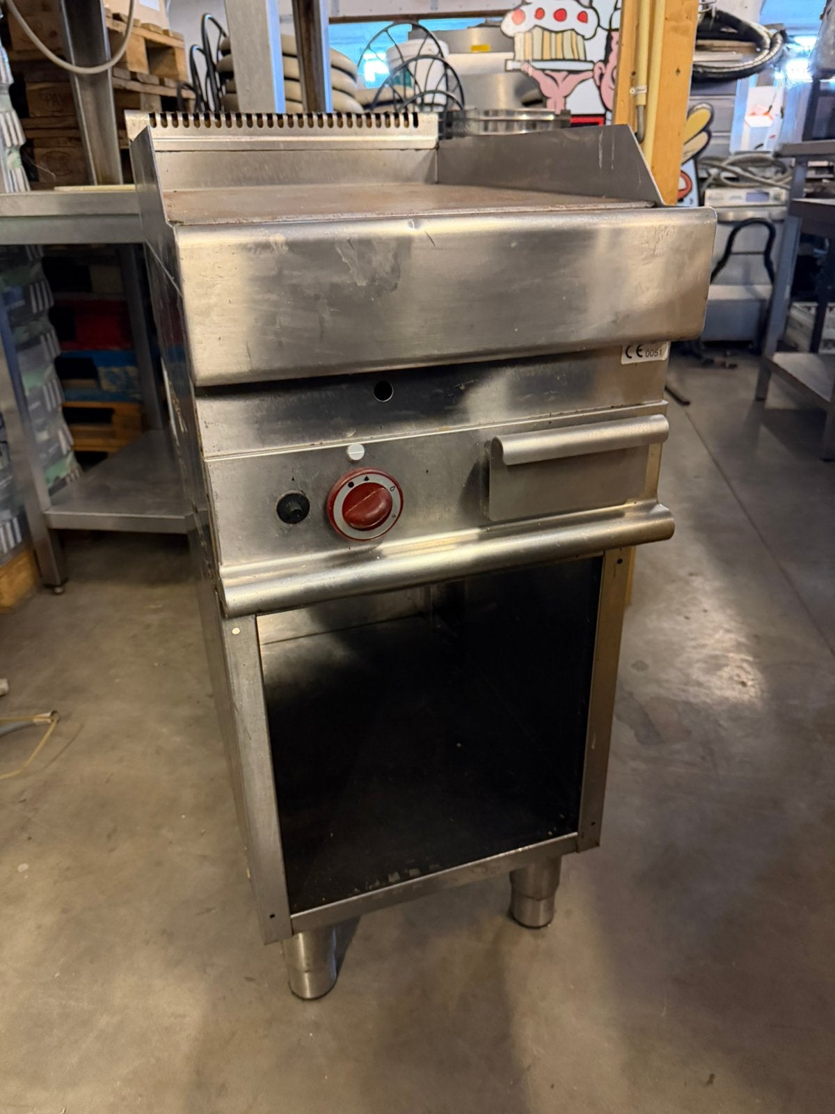 Professionele Gas Bakplaat Horeca Griddle op Onderstel (RVS), Zakelijke goederen, Ophalen