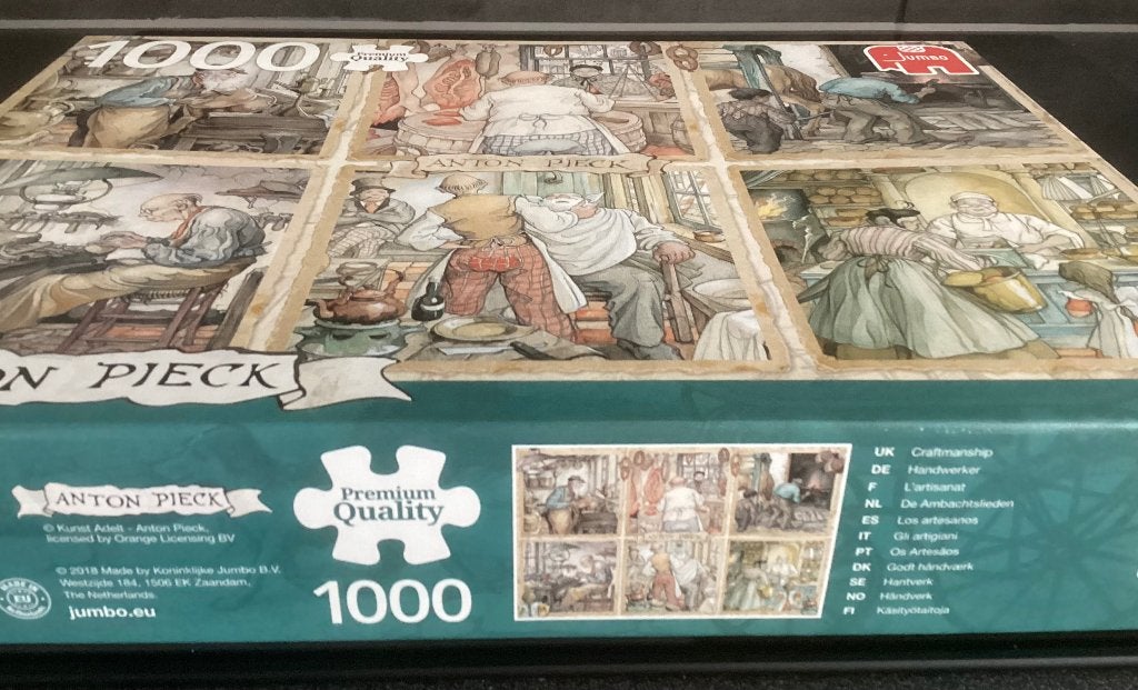 Legpuzzel Anton Pieck, Ophalen, 500 t/m 1500 stukjes, Zo goed als nieuw, Legpuzzel