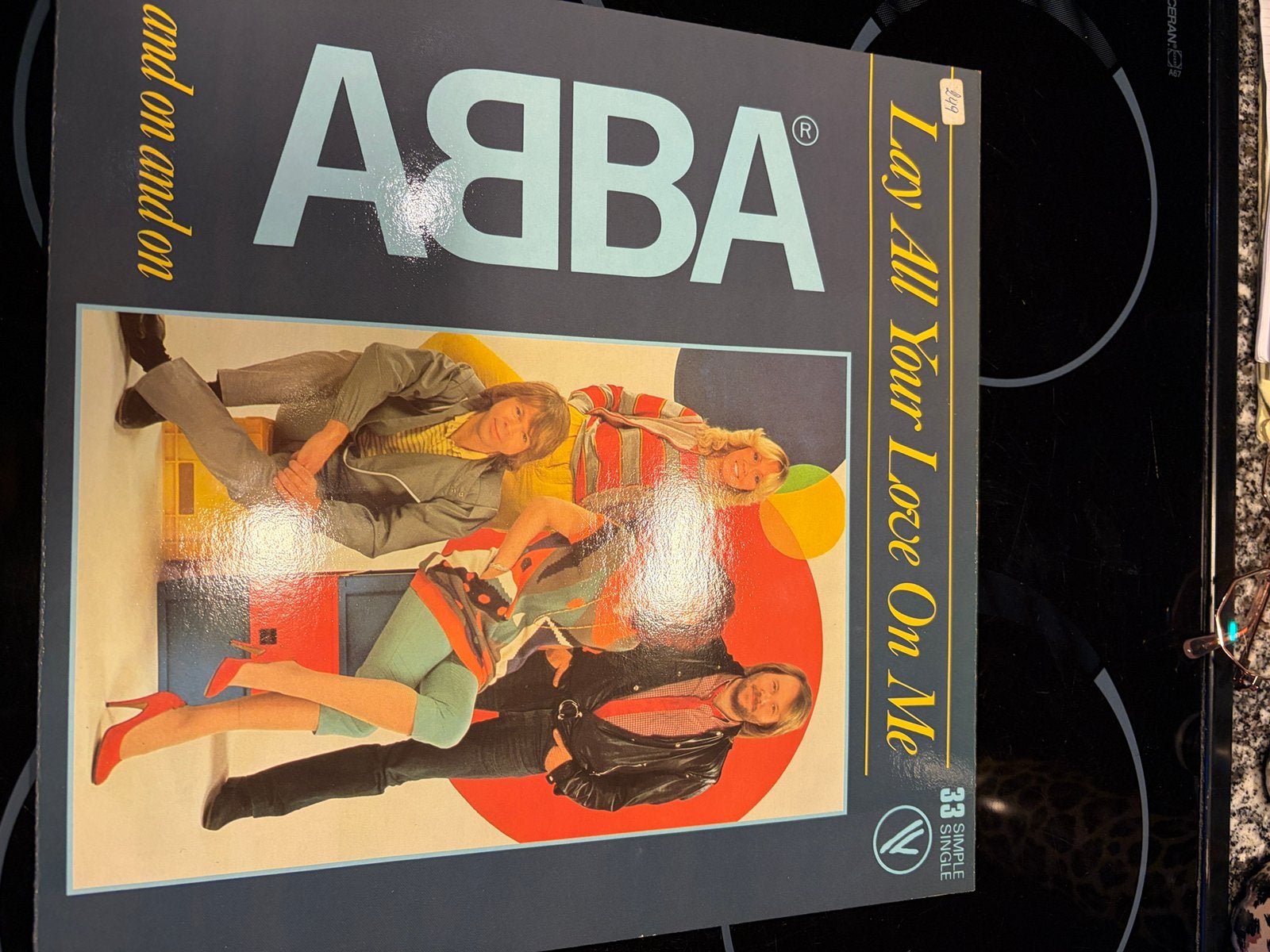 LP Abba lay all your love on me, Ophalen, Zo goed als nieuw