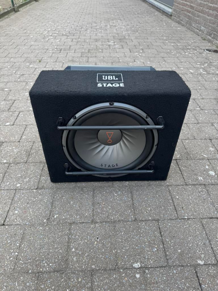Jbl subwoofer + jbl versterker, Ophalen, Zo goed als nieuw