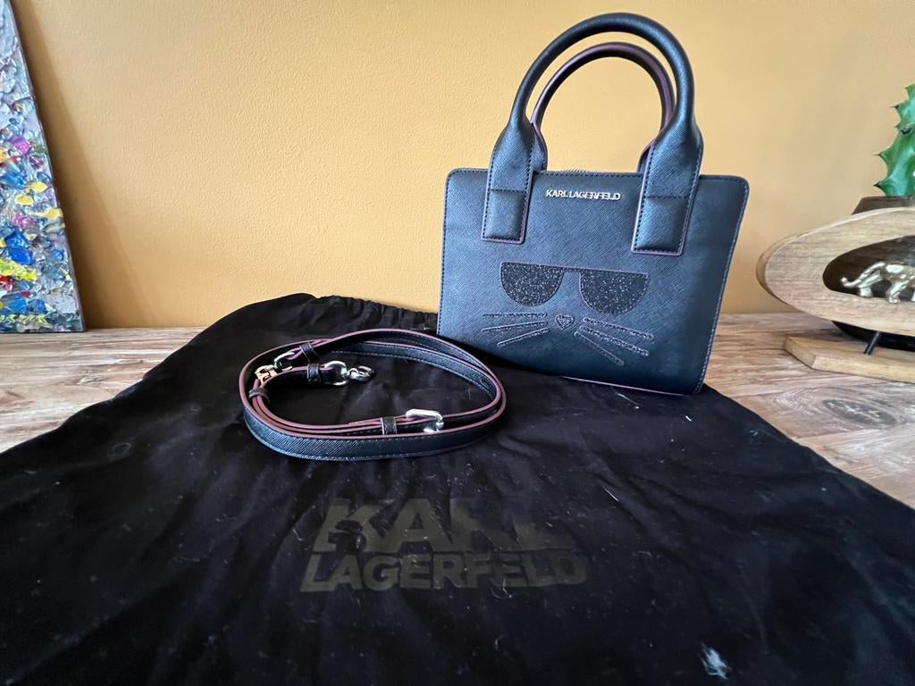 Handtas Karl Lagerfeld, Handtassen en Accessoires, Ophalen, Nieuw, Zwart, Handtas