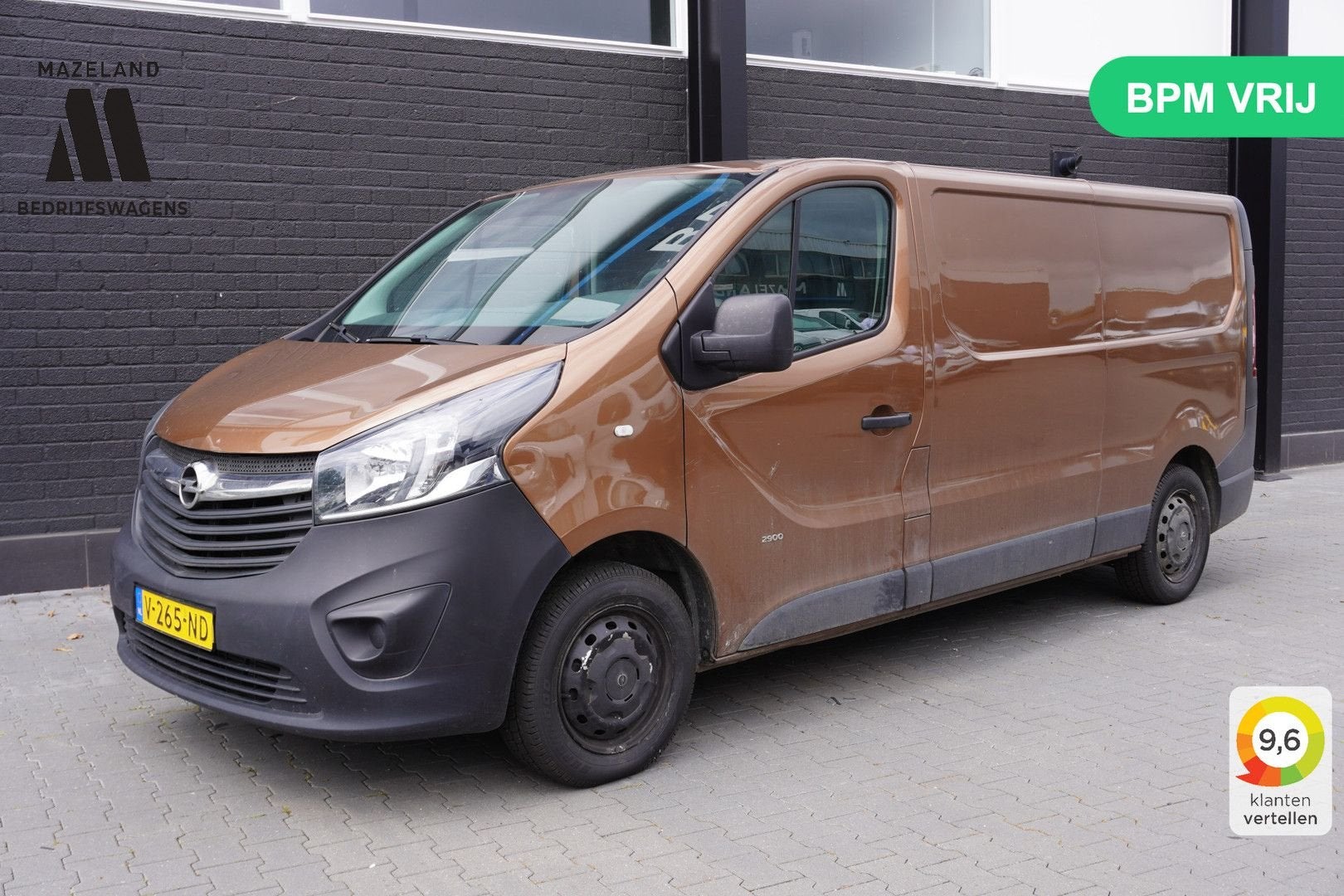 Opel Vivaro 1.6 CDTI 122PK L2 EURO 6 - Airco - Navi - Cruise, Parkeersensor, 174 g/km, Bruin, Bedrijf