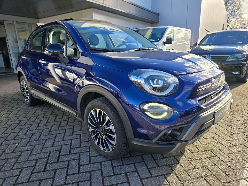 Fiat 500X 1.3i Automaat Pano Dak 2022 + Garantie, Automaat, Blauw, 500X, Bedrijf