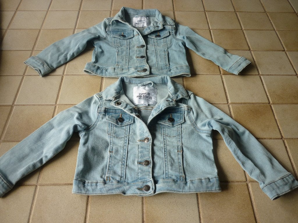 Jeansvest 86-92 nieuw, Kinderen en Baby's, Babykleding | Maat 86, Jongetje of Meisje, Ophalen of Verzenden, Jasje, Nieuw