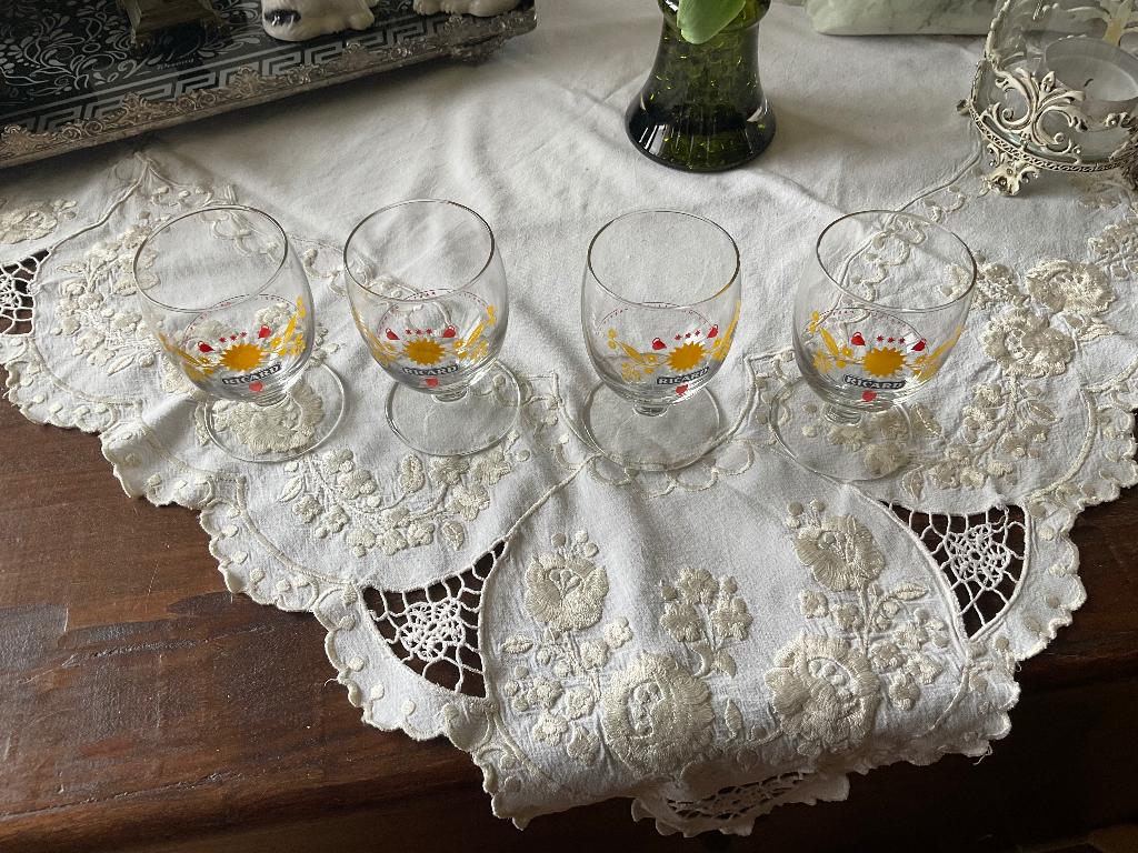 Originele Ricard Pastis glazen, Enlèvement ou Envoi, Utilisé