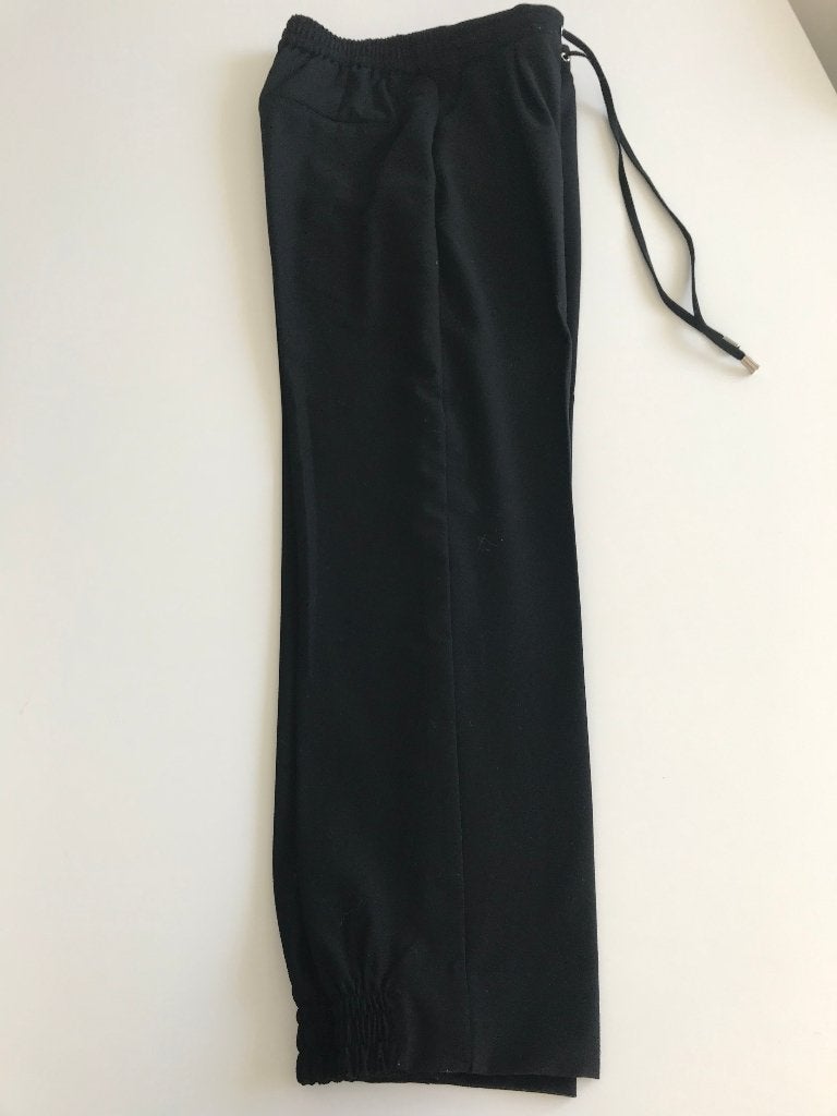 Zwarte wijde broek met koord van ZARA maat XS, Nieuw, Ophalen of Verzenden, Maat 34 (XS) of kleiner, Lang