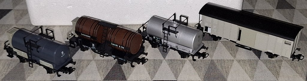 Märklin HO 4786 set van 4 goederenwagens van de SBB, Enlèvement ou Envoi, Comme neuf, Set de Trains, Märklin