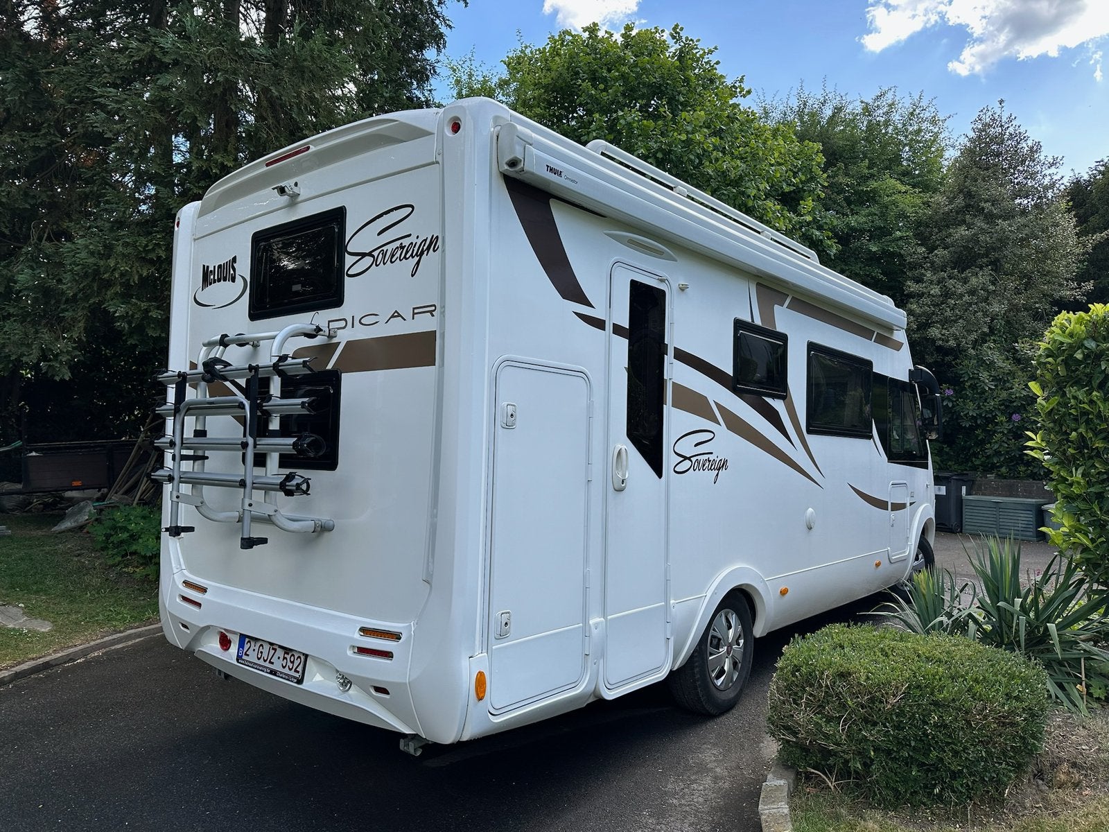 Camping car integral Mac Louis 822, Caravanes & Camping, Particulier, Fiat, Auvent, Climatisation