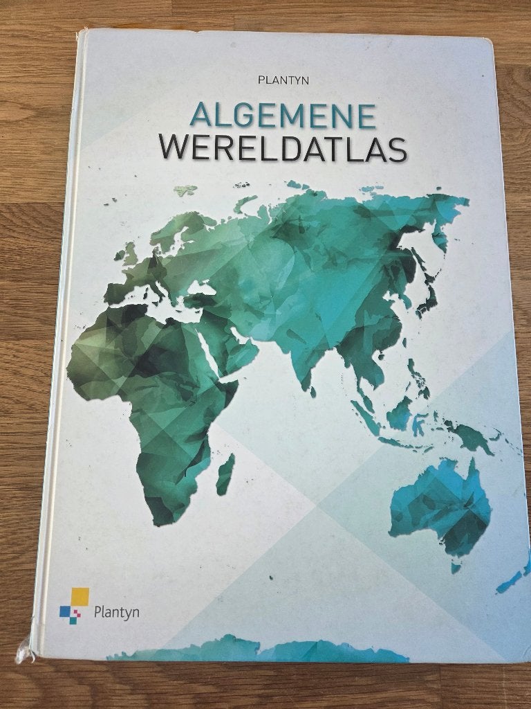 Plantyn Algemene wereldatlas, Enlèvement ou Envoi, Utilisé, Secondaire, Géographie