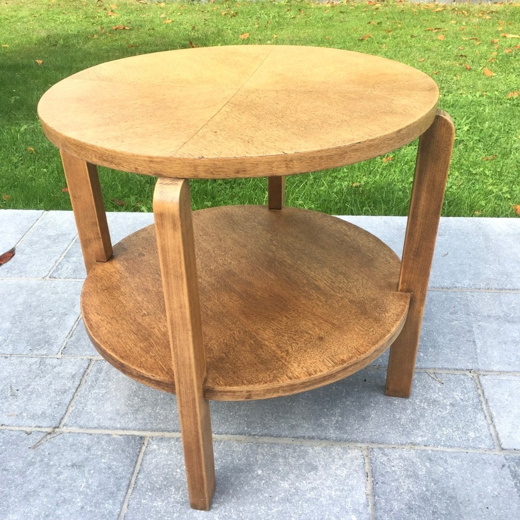 vintage salontafel, Huis en Inrichting, Ophalen, 50 – 75, Gebruikt, Rond