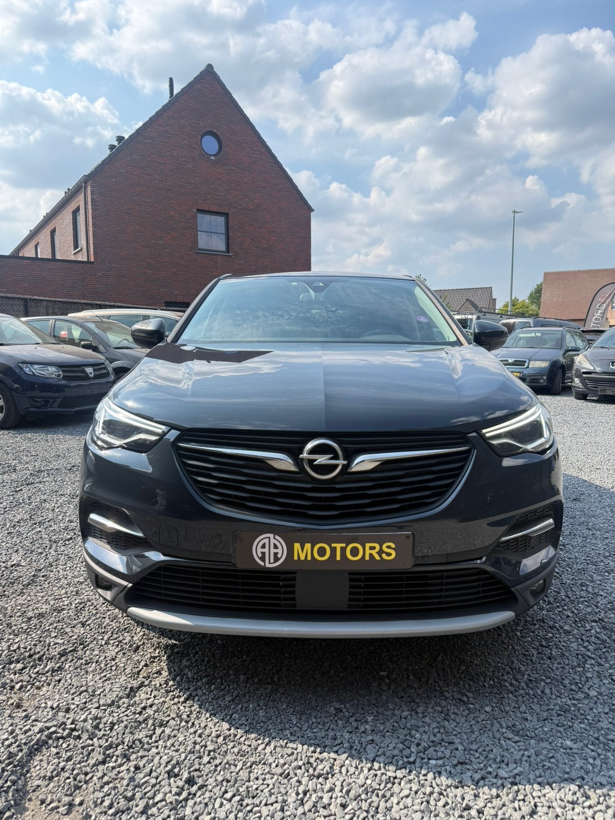 Opel Grandland X 1.2 Turbo, Autos, Argent ou Gris, Euro 6, Entreprise, Noir