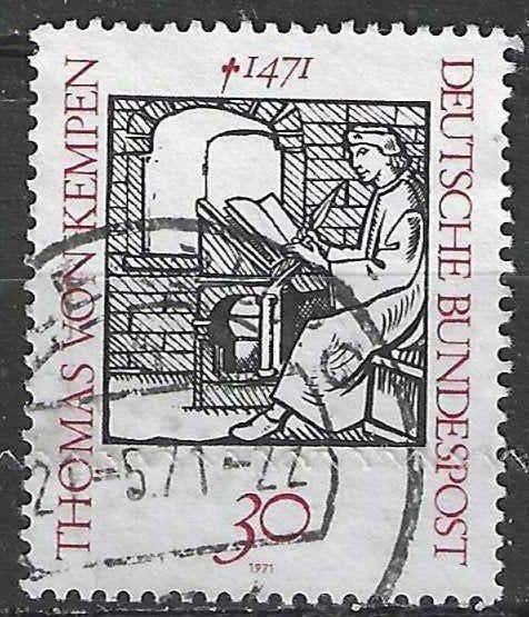 Allemagne Bundepost 1971 - Yvert 540 - von Kempen (ST), Envoi, Affranchi