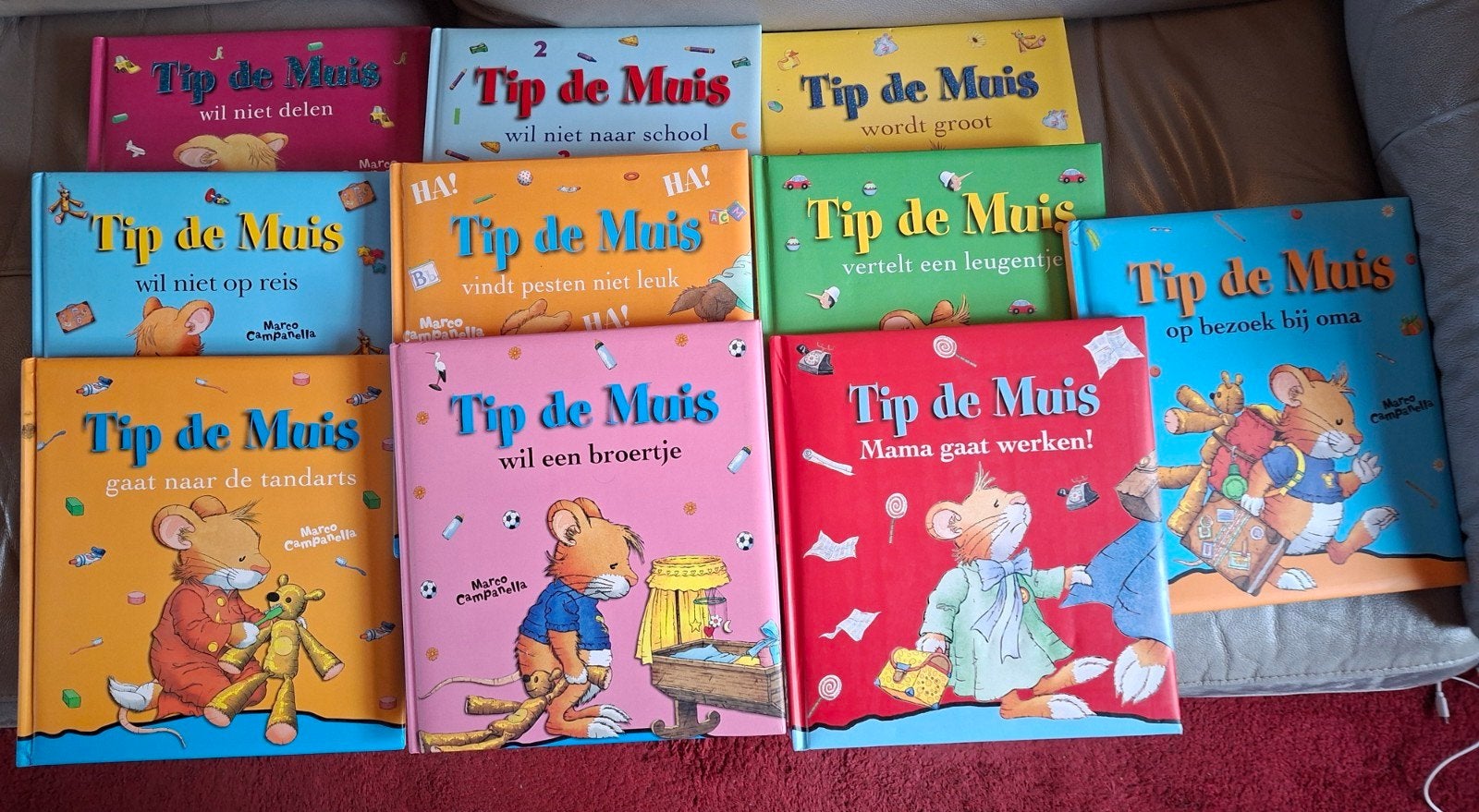 10x Tip de Muis, Marco Carpanelli, Boeken, Kinderboeken | Baby's en Peuters, Ophalen of Verzenden