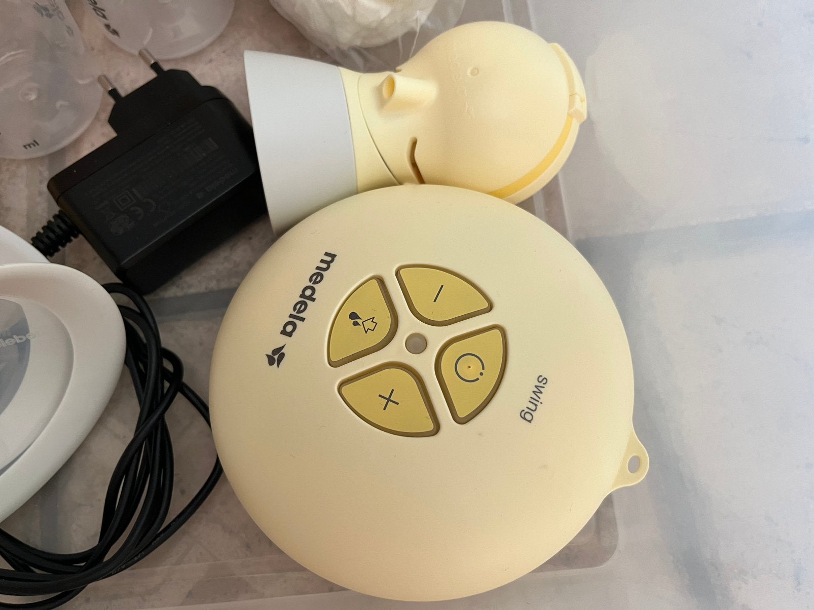 Medela Swing borstkolf enkel, Verzamelen, Sleutelhangers, Ophalen, Zo goed als nieuw