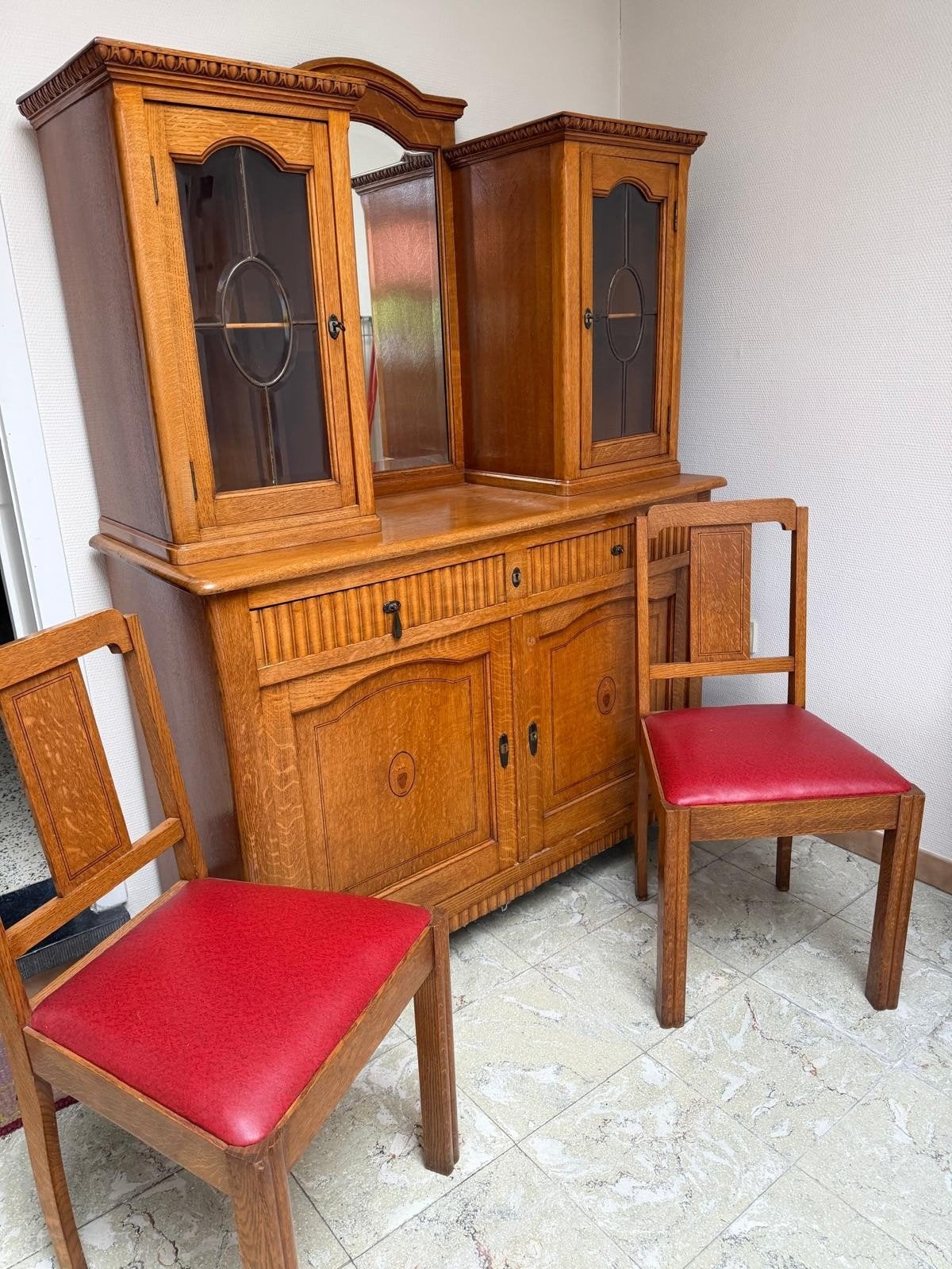 Unieke vintage buffetkast, Antiek en Kunst, Ophalen