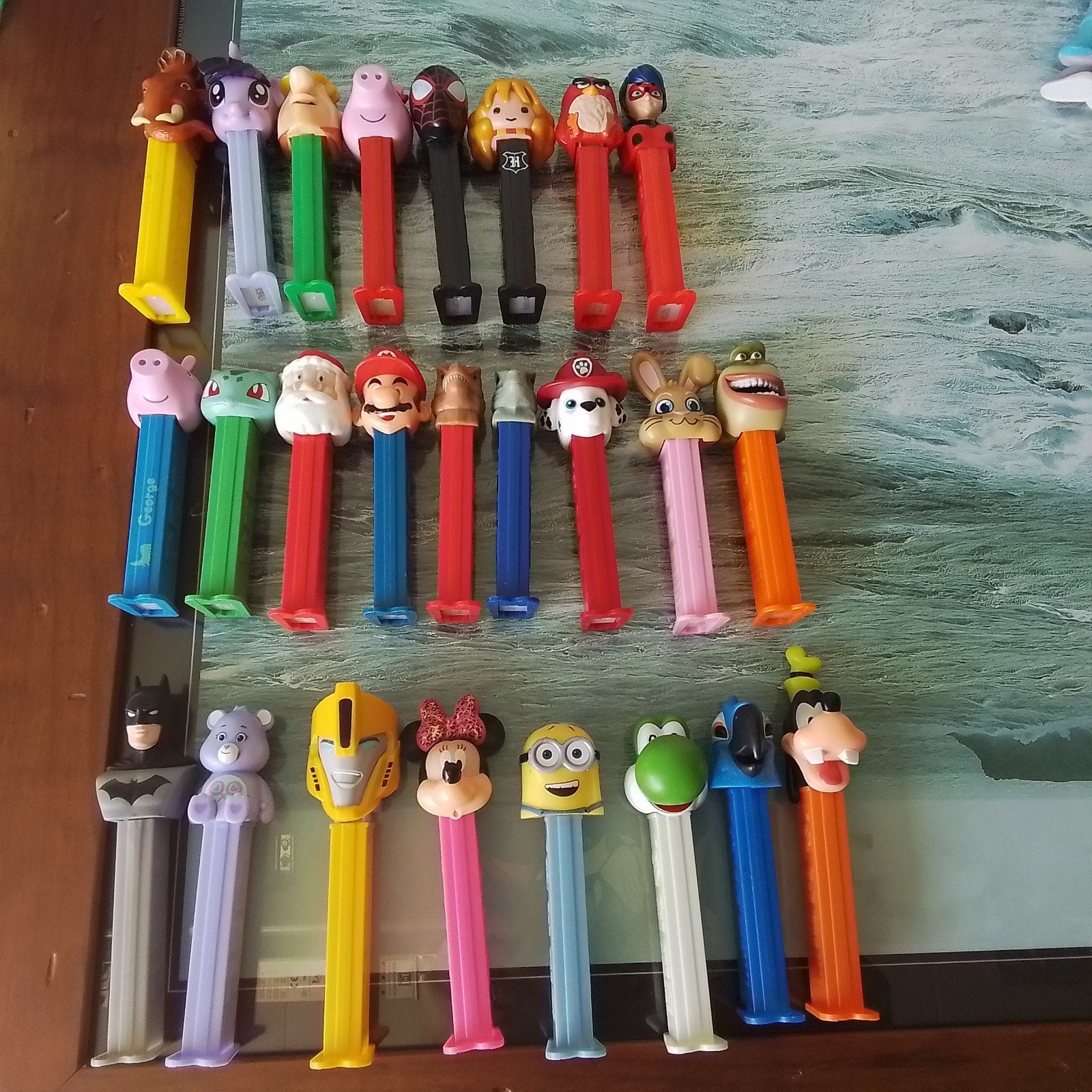 pez dispenser lotje, Ophalen