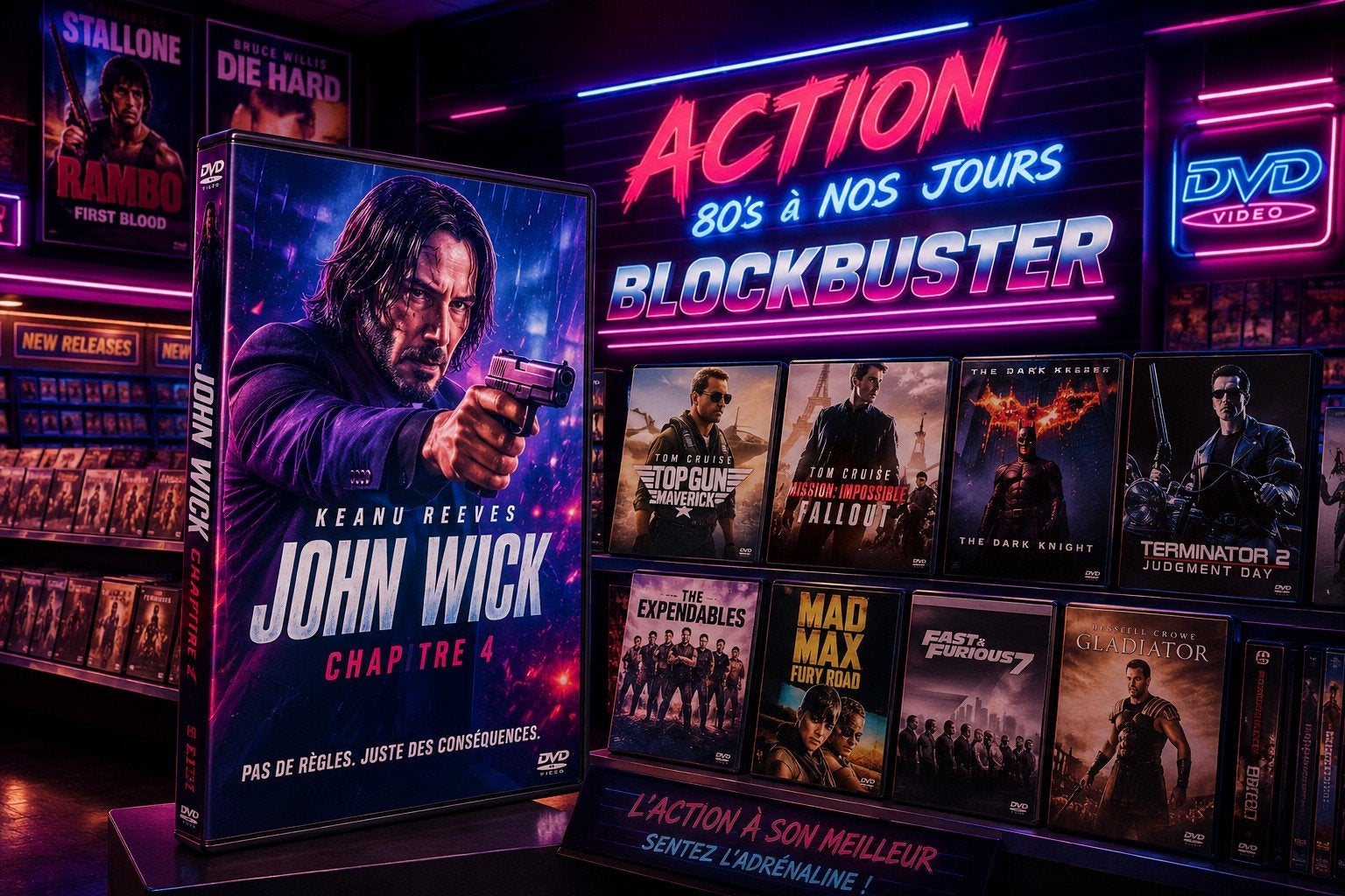 DVD FILM D' ACTION, Ophalen, Alle leeftijden, Spaans, Actie
