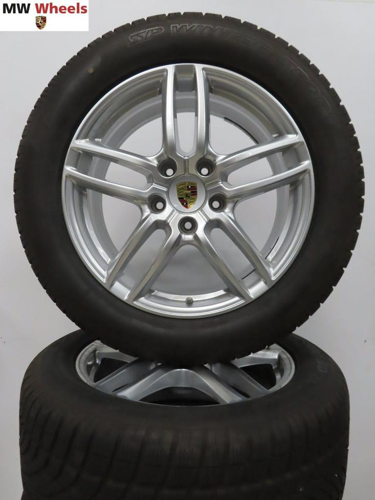 Porsche 19 inch Origineel Cayenne velgen met winterbanden, Auto-onderdelen, 19 inch, Gebruikt, -, 265 mm