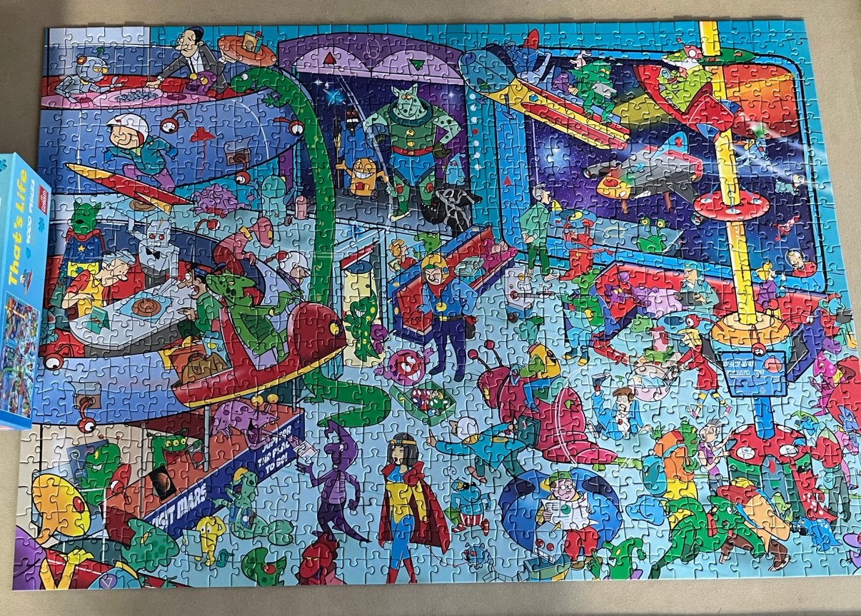 Puzzel 1000stuks that’s life, Hobby en Vrije tijd, Ophalen of Verzenden, Zo goed als nieuw