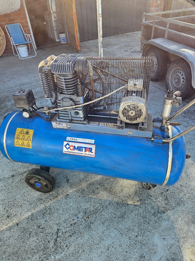 lucht compressor, 100 liter of meer, Ophalen, Gebruikt, 6 tot 10 bar