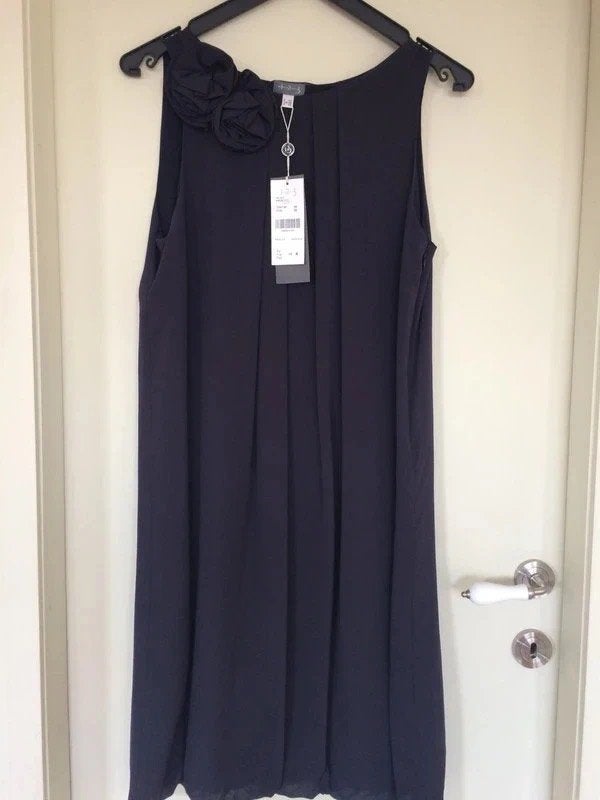 Robe de soirée en soie bleu, 1-2-3, taille 38 belge. Neuve., Enlèvement ou Envoi, Neuf, Bleu