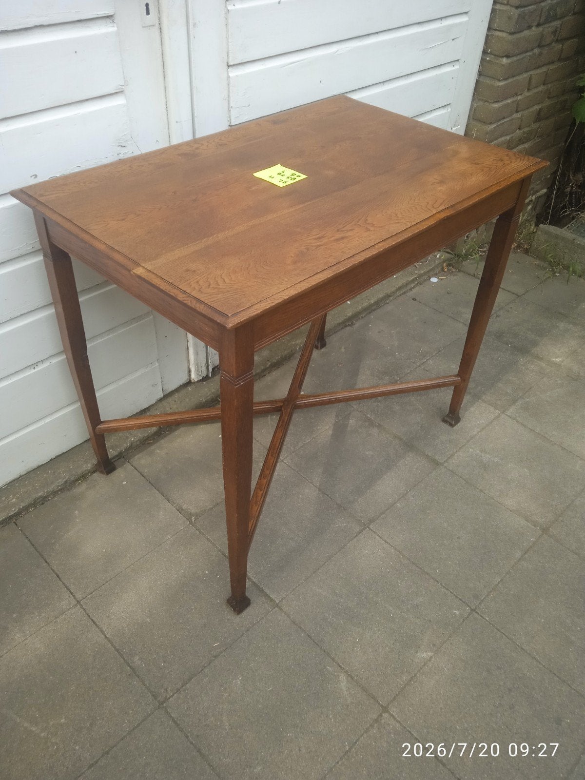 Antieke eiken tafel begin 1900., Antiek en Kunst, Antiek | Meubels | Tafels, Ophalen