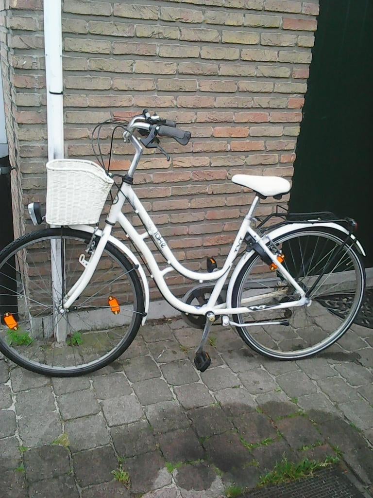 damesfiets salt lake 28 inch aluminium, Ophalen, Velgrem, 47 tot 50 cm, Versnellingen
