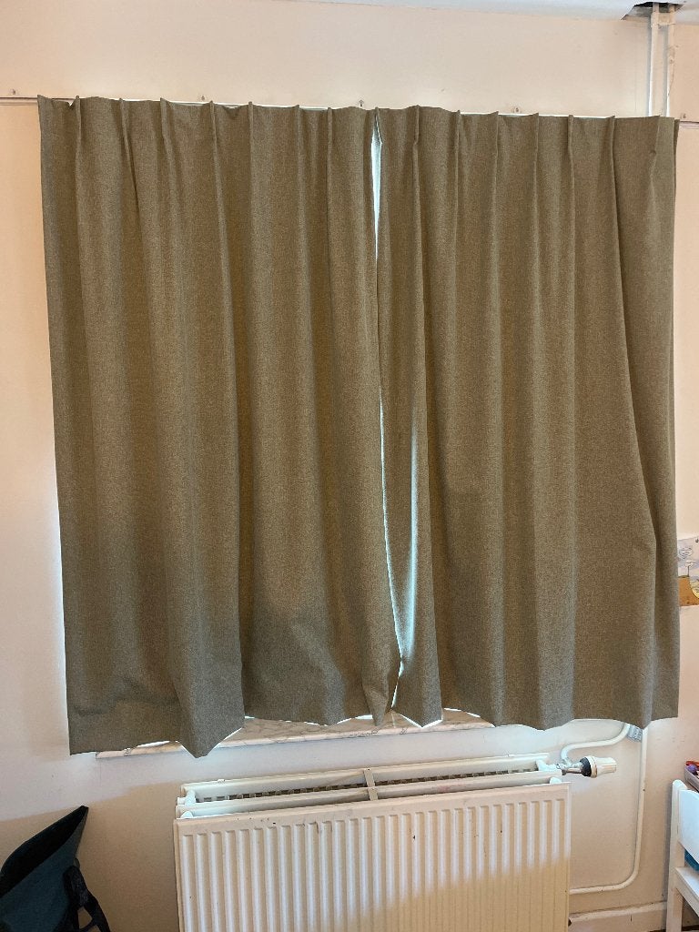 rideaux, 175 cm, Kwantum, Autres matériaux, Vert